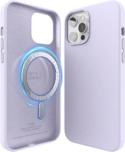 Vista 12 de elago Funda magnética de silicona compatible con MagSafe compatible con iPhone 12 y compatible con iPhone 12 Pro de 6.1 pulgadas, imanes integrados