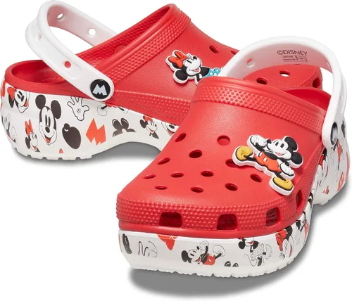 Vista 6 de Crocs Women's Disney Minnie Mouse Classic Platform Clogs