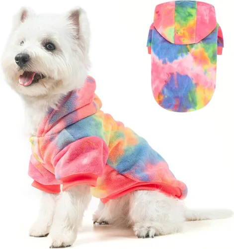 Vista 17 de BEAUTYZOO Sudaderas con capucha para perros, para perros pequeños, medianos y grandes, niñas y niños - Calidad premium, ultra suave, ajuste cómodo
