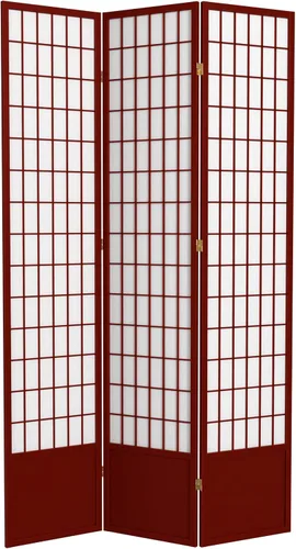 Vista 22 de Red Lantern Pantalla Shoji de 7 pies de alto, color natural, 8 paneles