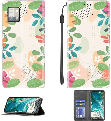 Vista 24 de jioeuinly ATT Motivate 2 - Funda compatible con ATT Motivate 2, funda con soporte abatible y cierre magnético DJS
