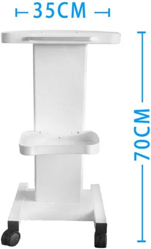 Vista 7 de Carrito móvil de salón y spa con bandejas, carrito profesional de belleza rodante con ruedas, organizador esteticista y almacenamiento