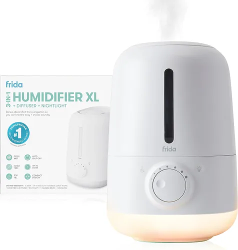 Vista 7 de Frida Humidificador de niebla fría 3 en 1 para habitaciones grandes, humidificador de llenado superior para dormitorio, alivio de alergias, 60 horas