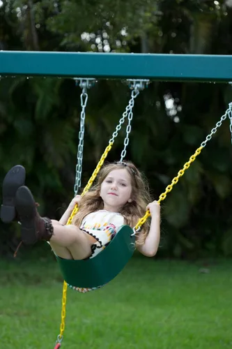 Vista 4 de New Bounce Asiento de columpio - Juego de columpios para exteriores, con cadena resistente a prueba de óxido recubierta de plástico grueso