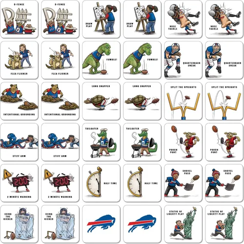 Vista 2 de YouTheFan NFL Memory Match Licensed Memory Match Game