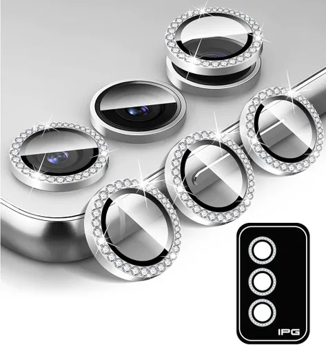 Vista 12 de IPG ProLENS Diamond FRAME - Protector de lente de cámara para Samsung Galaxy Z Flip 7, clase templada de silicato de alúmina, claridad HD