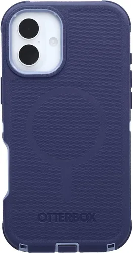Vista 48 de OtterBox - Funda para iPhone 16, serie Defender, color azul (Baby Blue Jeans)
