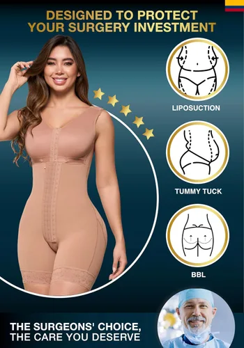 Vista 5 de Sonryse Fajas Colombianas Prendas de Compresión Postoperatorio Etapa 2 Faja Lipo BBL