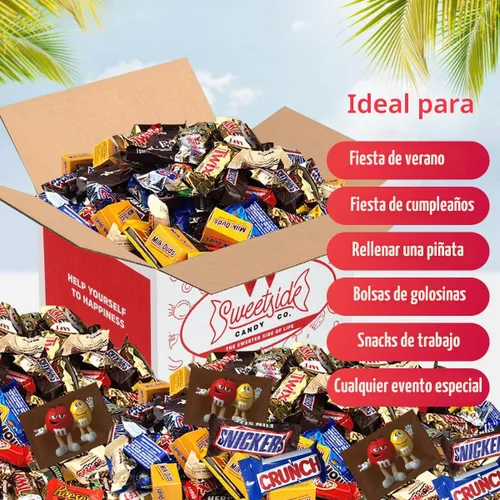 Vista 6 de Paquete variado de dulces de chocolate, dulces de chocolate para fiestas, a granel, 5 libras Bolsa de surtido de dulces de chocolate mixto