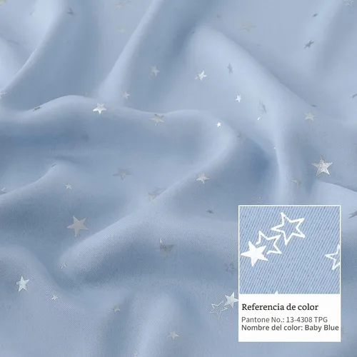 Vista 4 de BGment - Cortinas opacas para niños de 84 pulgadas de largo para dormitorio, cortinas con bolsillo para barra para oscurecer la habitación, cortinas
