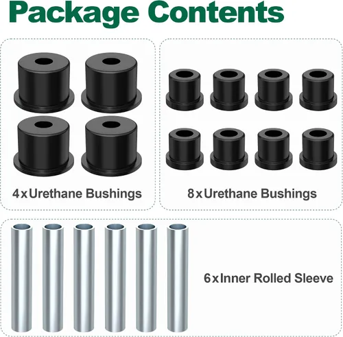 Vista 7 de 10L0L Kit completo de bujes de ballesta trasera para carrito de golf eléctrico y de gas EZGO RXV 2008 en adelante