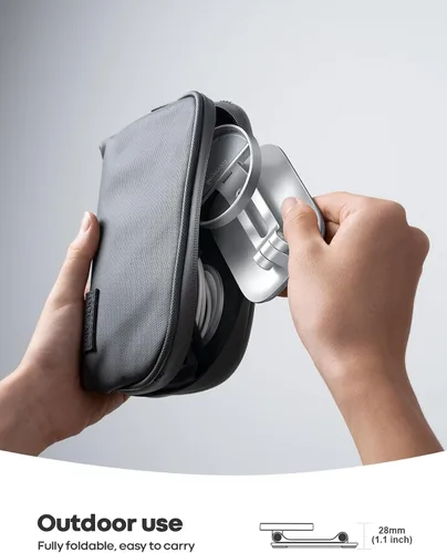 Vista 4 de Lamicall Soporte para cargador seguro Mag y soporte para teléfono celular