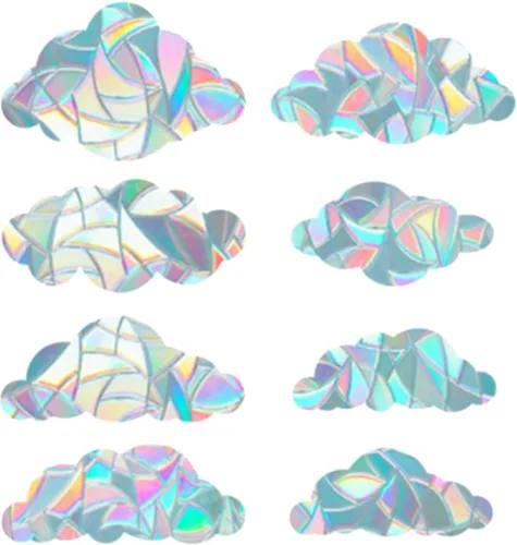 Vista 7 de GORGECRAFT Adhesivos de vidrio con diseño de mariposa para ventana, adhesivos 3D para atrapasoles no adhesivos, película de vinilo anticolisión