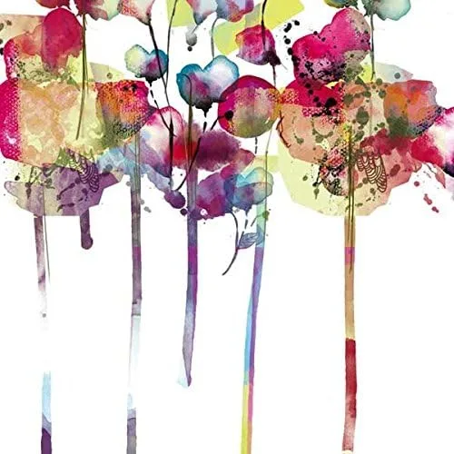 Vista 2 de Skinit Decal MP3 Player Skin Compatible with iPod Classic (6th Gen) 80GB - Officially Licensed Originally Designed Painted Flowers Design