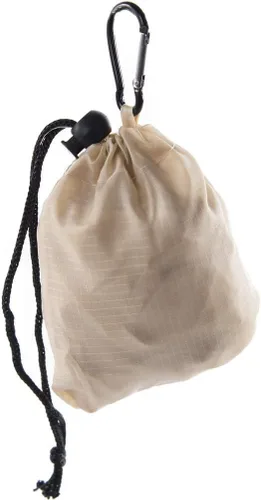 Vista 2 de Mato & Hash Bolsas de comestibles reutilizables Plegables con bolsa de cuerda integrada Bolsa de nailon Ripstop