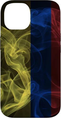 Vista 4 de Smoky Colombia Flag - Funda de orgullo colombiano para iPhone 17