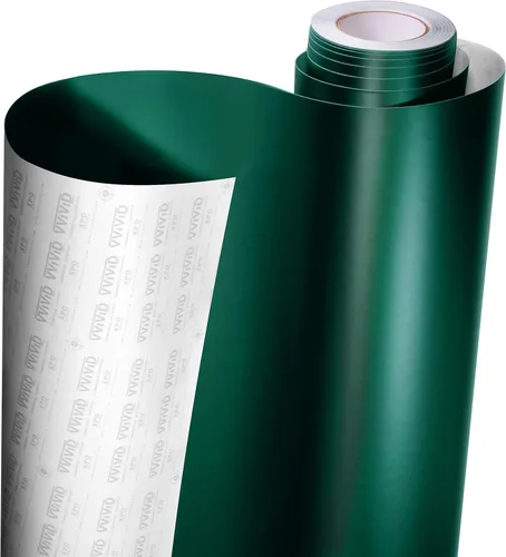 Vista 5 de VViViD+ Envoltura de vinilo mate verde esmeralda para auto (1 x 1,5 metros, verde esmeralda mate)