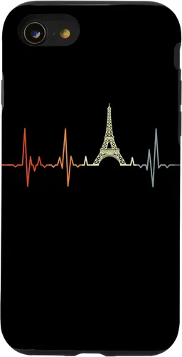 Vista 18 de My Heart Beats For Paris France Eiffel Tower Case for iPhone 16
