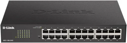 Vista 7 de D-Link Conmutador Ethernet gestionado inteligente Gigabit de 5 puertos, L2, VLAN, QoS, IGMP Snooping, LAG, interfaz de usuario web, metal resistente
