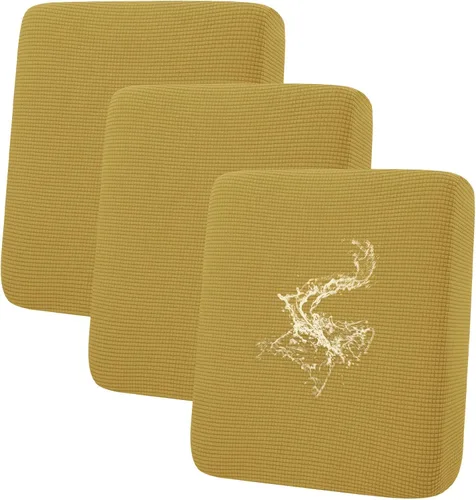 Vista 154 de Fundas impermeables para sofá seccional, fundas de cojín antideslizantes para sofá Ajuste seccional en forma de L, tela jacquard elástica, parte