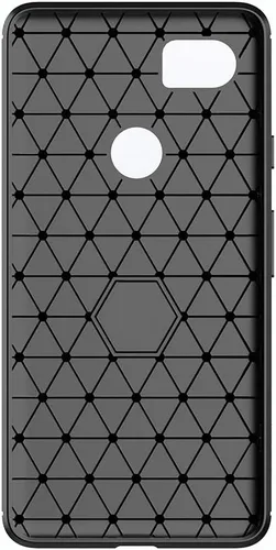 Vista 5 de Asuwish Funda compatible con Google Pixel 2XL, protector de pantalla de vidrio templado y accesorios para celular, fundas protectoras de silicona