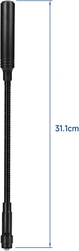 Vista 7 de Bingfu Antena de radio de jamón de alta ganancia VHF UHF 136-174mhz 400-520mhz amateur Walkie Talkie CS Antenas tácticas de cuello de cisne