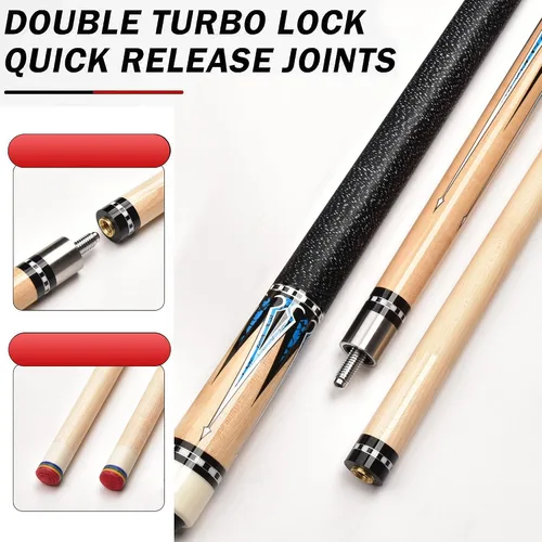 Vista 5 de 2 en 1 Jump Break Stick 23 ~ 25oz Heavy Hitter Jump Break Pool Taco Stick