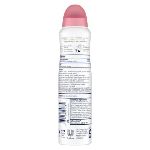 Vista 2 de Dove Advanced Care - Desodorante antitranspirante en polvo, suave, 3.8