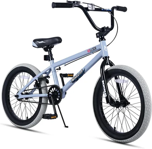Vista 20 de vollsch Bicicletas BMX Freestyle de 18 y 20 pulgadas para adolescentes de 6 a 15 años de edad, niños, niñas, principiantes con palanca, varios