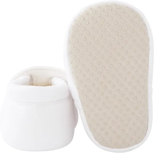 Vista 3 de pureborn Botines de forro polar unisex para bebé niño niña, zapatos cálidos para bebés