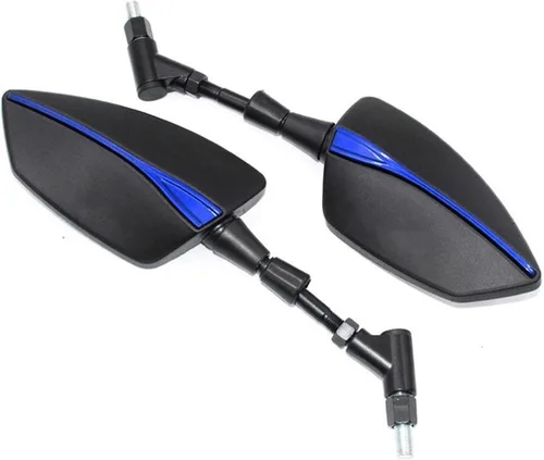 Vista 11 de Para Piaggio MP3 250 300 500 HPE Espejo retrovisor lateral de motocicleta (color negro)