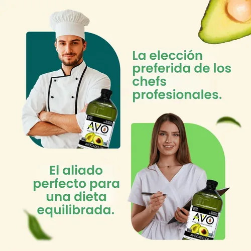 Vista 8 de Aceite de aguacate AVO 100% no transgénico, 67.6 Fl-oz, sin conservantes añadidos
