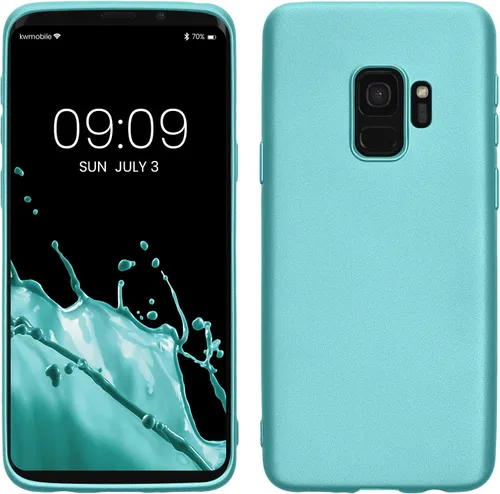 Vista 21 de kwmobile Funda compatible con Samsung Galaxy S9 - Funda protectora de silicona TPU suave y delgada - Arctic Night