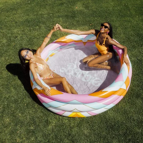 Vista 2 de FUNBOY & Malibu Barbie - Piscina inflable de lujo para niños, perfecta para una fiesta de verano en la piscina, mediana