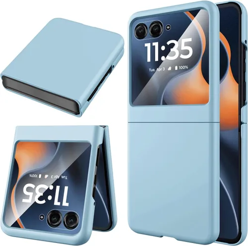 Vista 12 de Miimall Funda delgada para Galaxy Flip 7 con protector de pantalla integrado, grado militar, a prueba de golpes, a prueba de caídas, delgada