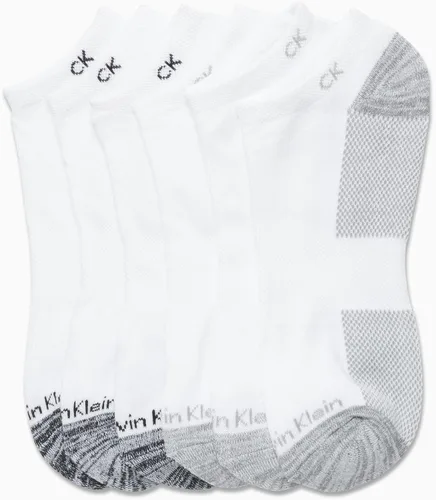 Vista 42 de Calvin Klein Calcetines para hombre, mezcla de algodón, acolchados, sin talla, forro de calcetines atléticos (6 unidades)