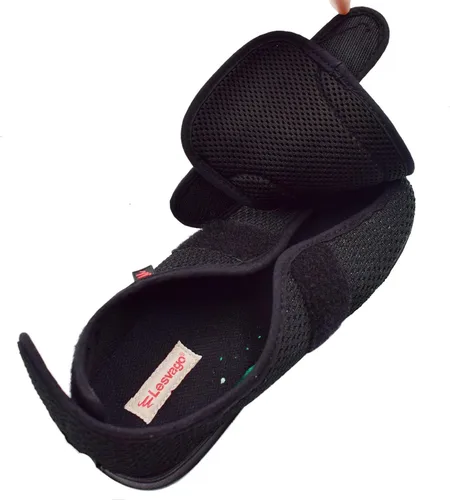 Vista 7 de WLESVAGO - Zapatillas diabéticas para mujer con cierres ajustables para pies hinchados