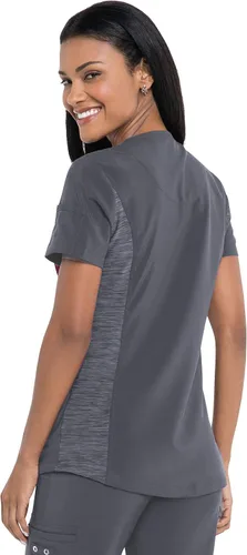 Vista 3 de Urbane Performance 9047 - Camiseta médica de ajuste a medida con 3 bolsillos para mujer