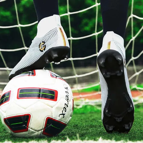 Vista 6 de Zapatos deportivos de fútbol para niños y hombres, tenis de fútbol para equipo de fútbol, ligeros, para correr, al aire libre, cómodos