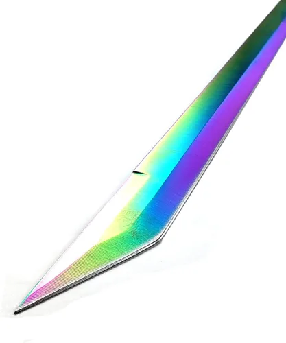 Vista 2 de Machetes tácticos gemelos de 51 y 30 cm con hoja fija; katana, juego de espadas; para campamento, colecciones, regalos, deportes al aire libre