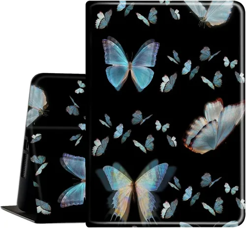 Vista 18 de Funda para tablet Kindle Fire HD 8 y 8 Plus (12ª generación 2022), funda delgada de piel sintética con función de encendido automático para tableta