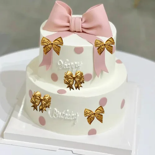 Vista 8 de 2 moldes de silicona para decoración de tartas con moño, moldes de silicona de chocolate bordado 3D, para bodas, cumpleaños, cupcakes, dulces