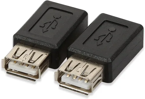 Vista 3 de ELECTOP Paquete de 2 adaptadores USB 2.0 A hembra a USB Micro Hembra