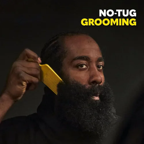 Vista 5 de The Beard Club - Juego de aseo con cepillo, peine, pinza y tijeras para barbas y bigotes de hombres - Set de regalo