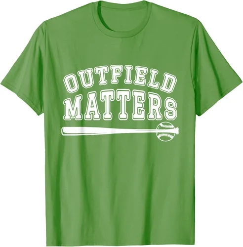 Vista 14 de Playing Baseball Outfield Matters - Camiseta Baseball Outfields Funny, Rojo