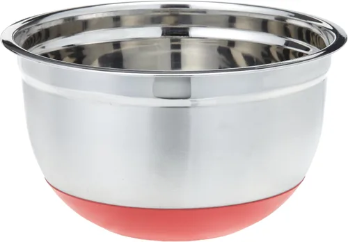 Vista 8 de ExcelSteel Cuenco de mezcla de acero inoxidable de 3 cuartos de galón con base antideslizante