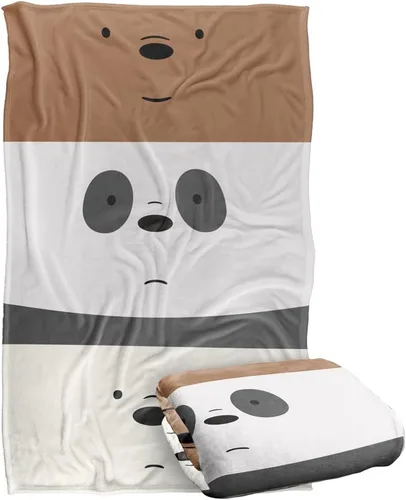Vista 12 de We Bare Bears Grizz - Manta de tacto sedoso, súper suave, 36 x 58 pulgadas