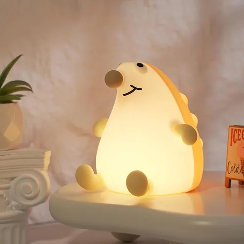 Vista 11 de Rechargeable Silicone Cute Pony Night Light for Kids - Dimmable Touch Lamp for Nursery, Bedroom Cute Baby Toddler Nightlight, Year of The Horse