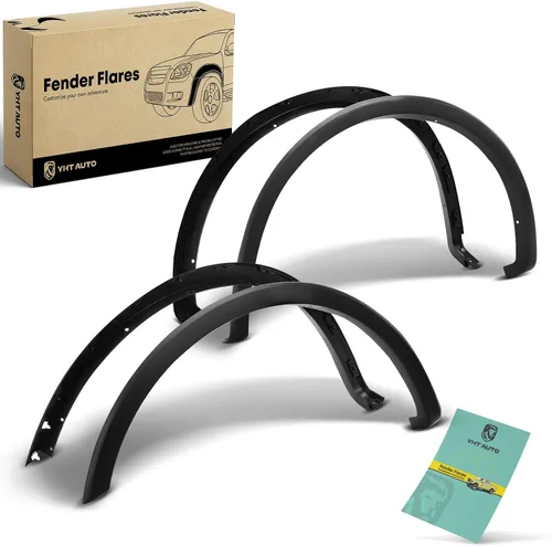 Vista 19 de YHTAUTO Juego de 4 guardabarros estilo fábrica OE para Ford F-150 Fleetside 2004-2008 (no compatible con los modelos Heritage), Lincoln Mark LT