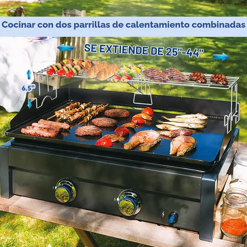 Vista 6 de Skyflame Rejilla ajustable que calienta el estante para las planchas de 17